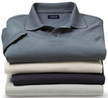 IZOD Men's & Ladies' Pima Graph Check