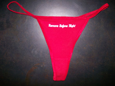 Remove Before Flight-Tank Tops, Thongs and T-Shirts!