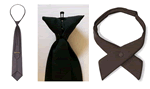 Zipper Ties-Clip on Ties-Ladies/Womens Crossover Ties